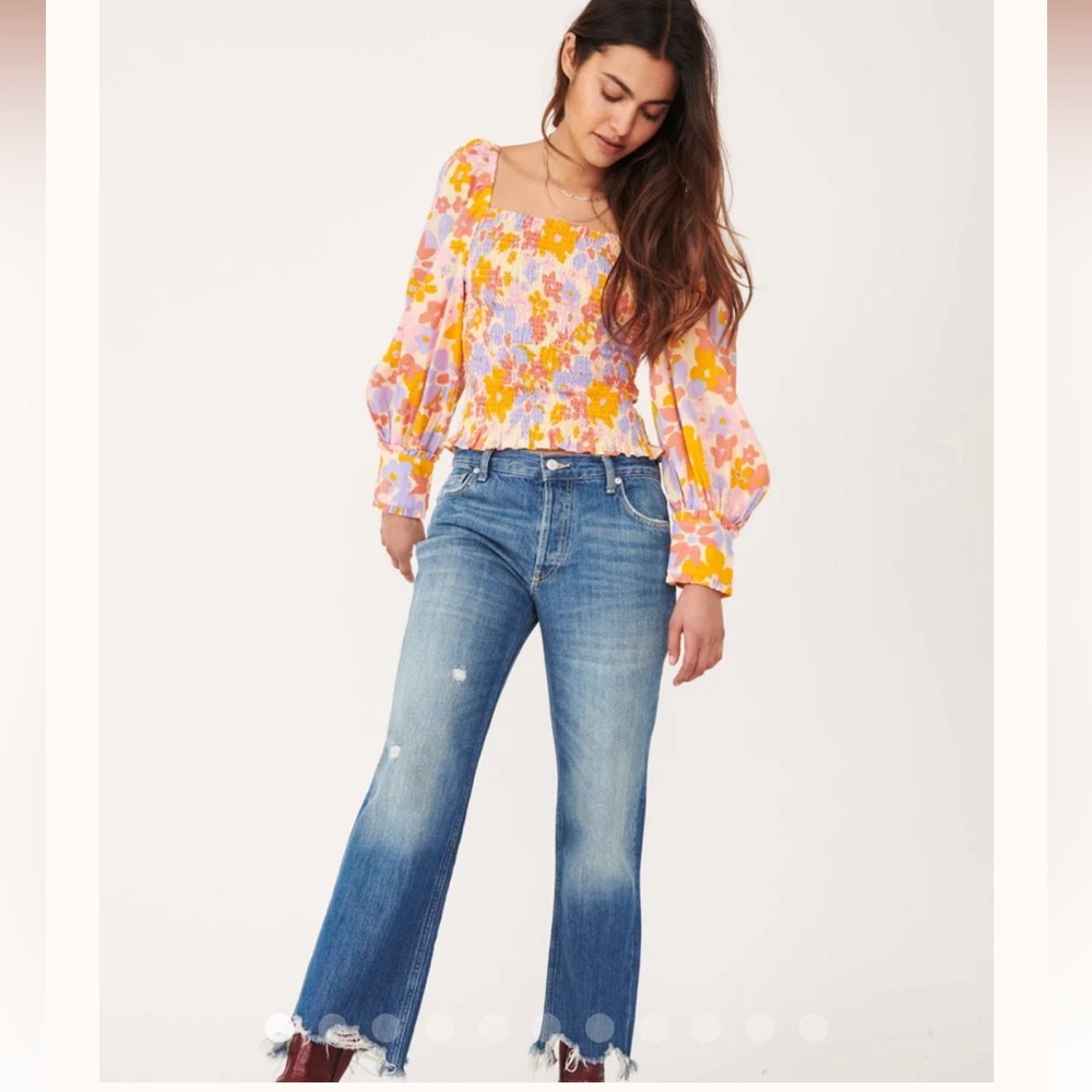 NWT Free People Maggie Mid Rise Jeans